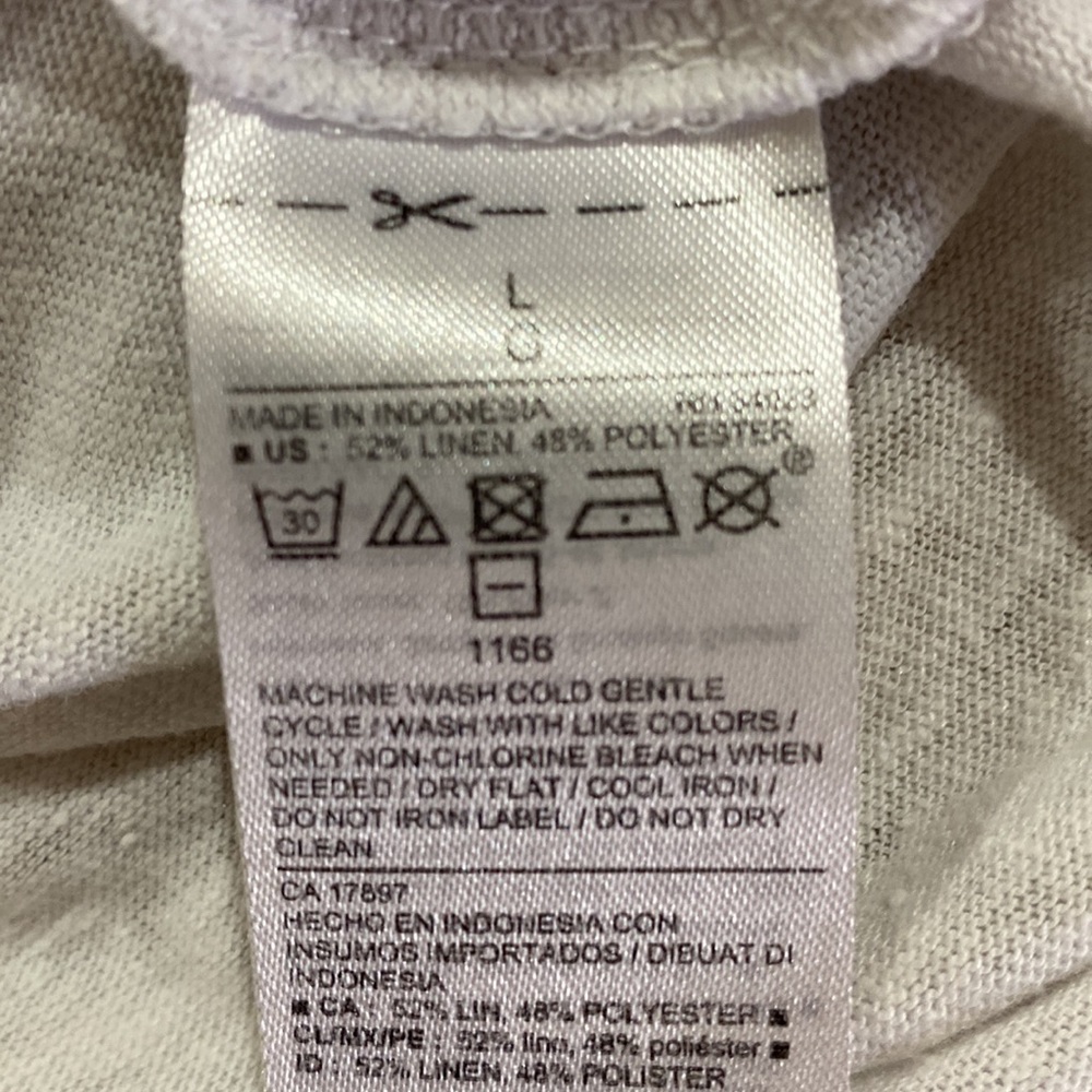OLD NAVY LINEN BLEND TOP - Picture 6 of 6
